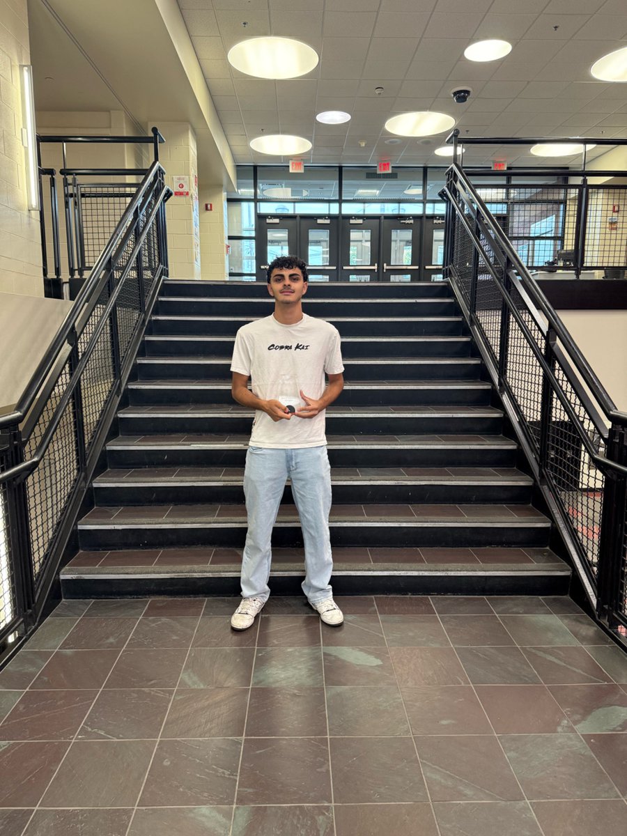 Congrats to our male Scholar Athlete of the Year, Henrique Franca! Henrique is a force on the volleyball court, ending his career with 132 aces and 815 kills! Henrique carries a 4.67 GPA and will be attending Boston College in the Fall!