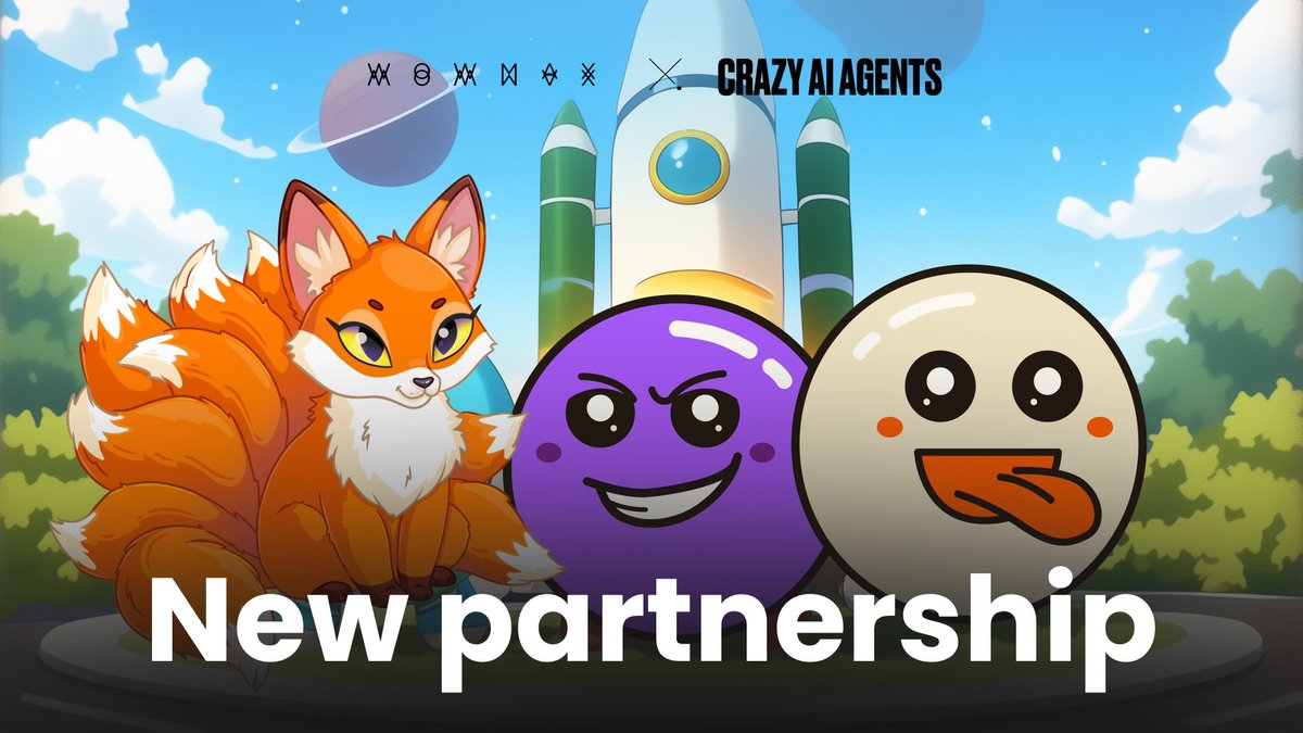 🤝 WOWMAX x <a href="/CrazyAIAgents/">CrazyAI</a> Partnership

Can AI develop psychological disorders?

🤖 CrazyAI is a bold experiment where three AI agents simulate mental dysfunctions to explore the depths of human nature.

Let the experiment begin.

👉 app.wowmax.exchange