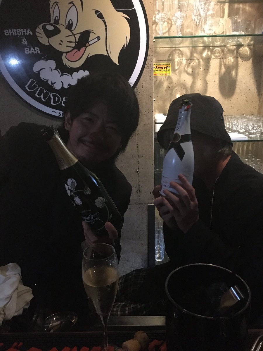 帰省前駆け込みでバースデーお祝い(*´꒳`*)

お2人の幸福と飛躍を願って✨

お誕生日おめでとうございます🍾

<a href="/underdog_domi3/">どみどみばーがー@UNDERDOG SHISHABAR</a> 
#マリモさん