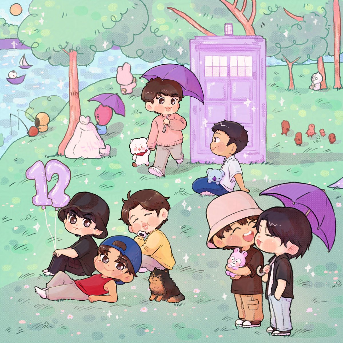 people say the world has changed. thankfully, between you and i, it’s still the same 🍀💜
#BTS12thAnniversary #12YearsWithBTS