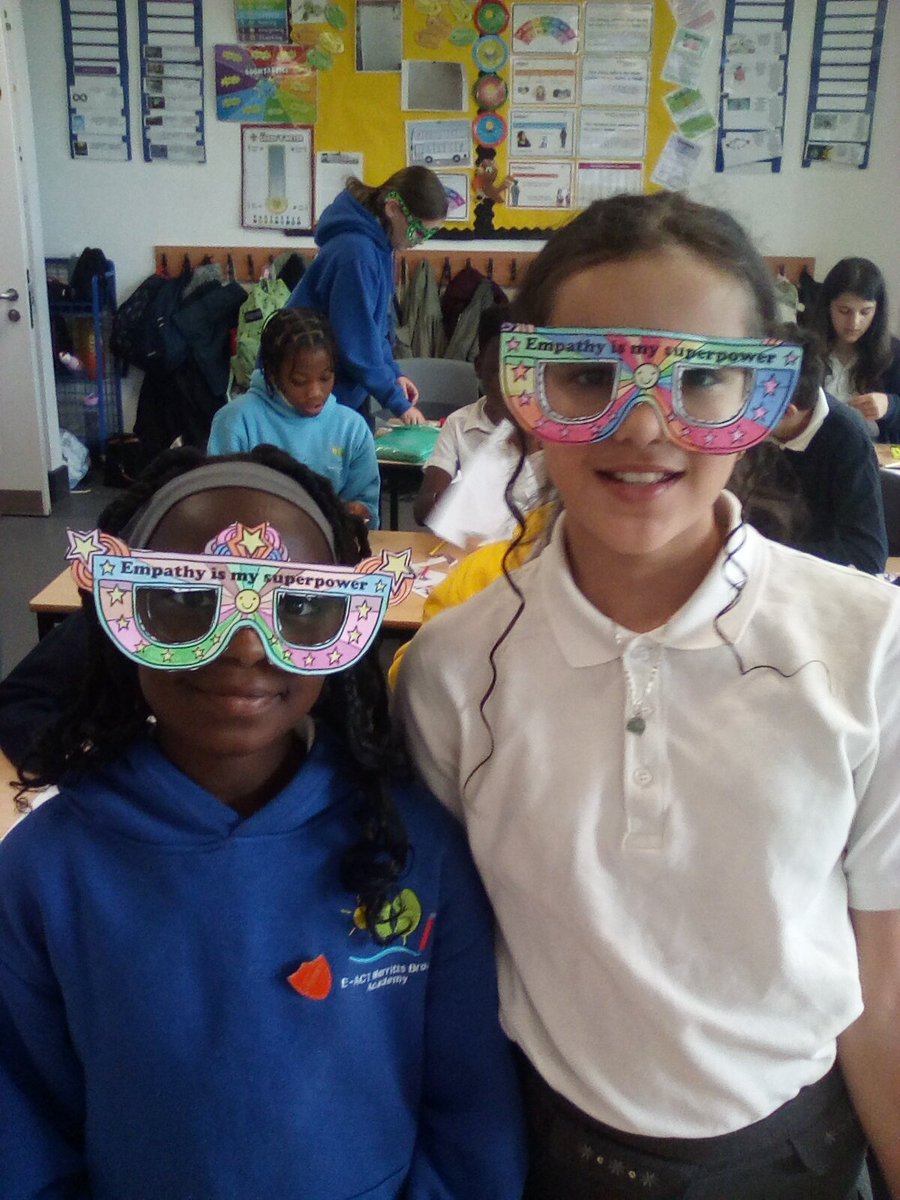 🦸‍♂️🕶️ Year 6 unlocked their Empathy Superpower today! 💥 As part of #EmpathyDay, we created our very own Empathy Glasses 👓 and talked about the importance of seeing the world through someone else’s eyes 👀💛 Understanding others’ feelings = our real superpower! 💫 <a href="/EducationEACT/">E-ACT</a>