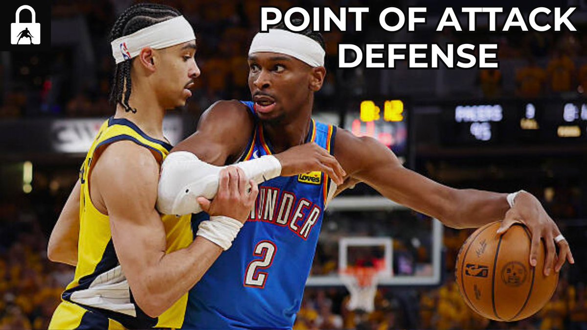 The Pacers didn’t just win Game 3—they smothered OKC with elite point of attack defense.

From physical denials to relentless pressure, Indiana disrupted everything. Let’s break down how they took control of the Finals with their defense. 🧵⬇️