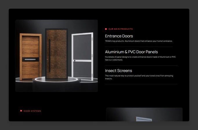 cid_graphics's tweet photo. 💻 Tehni Website Design

A modern site built to showcase Tehni’s doors and panels, combining modern visuals and navigation for a seamless user experience.

🌐 https://t.co/v1Qk7BSkOg
✉️ info@cidgraphics.com

#WebDesign #UIUX #WordPressDesign #AluminiumSolutions #CIDGraphics https://t.co/QofGCiJFai