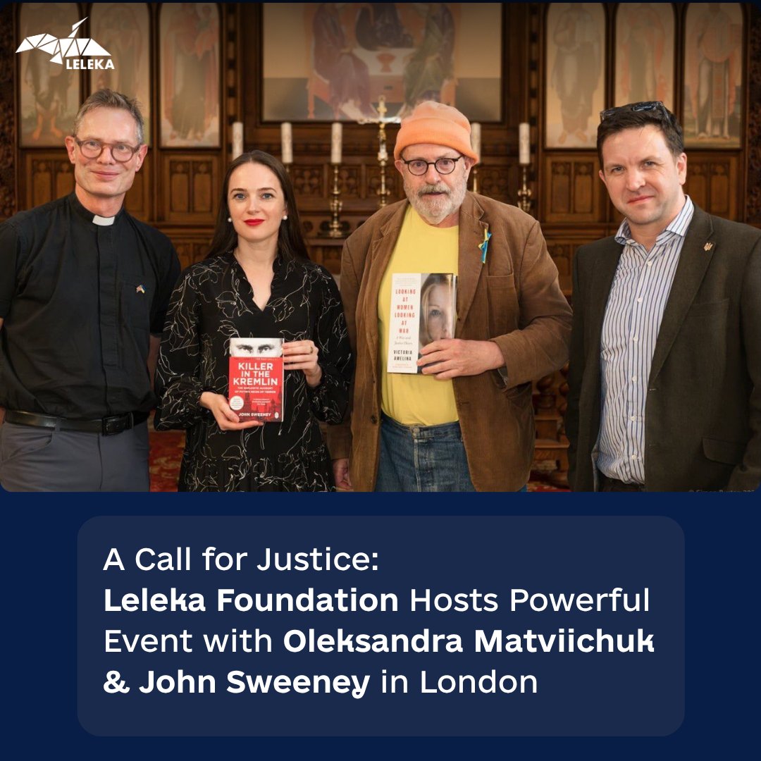 Leleka_FDN's tweet image. On June 10, @Leleka_FDN & co-organiser Thomas Brayford hosted a powerful event in London with @avalaina, Oleksandra Matviichuk & John Sweeney discussing accountability for Russia's war crimes in Ukraine.
All proceeds supported frontline medics in Ukraine.
#StandWithUkraine