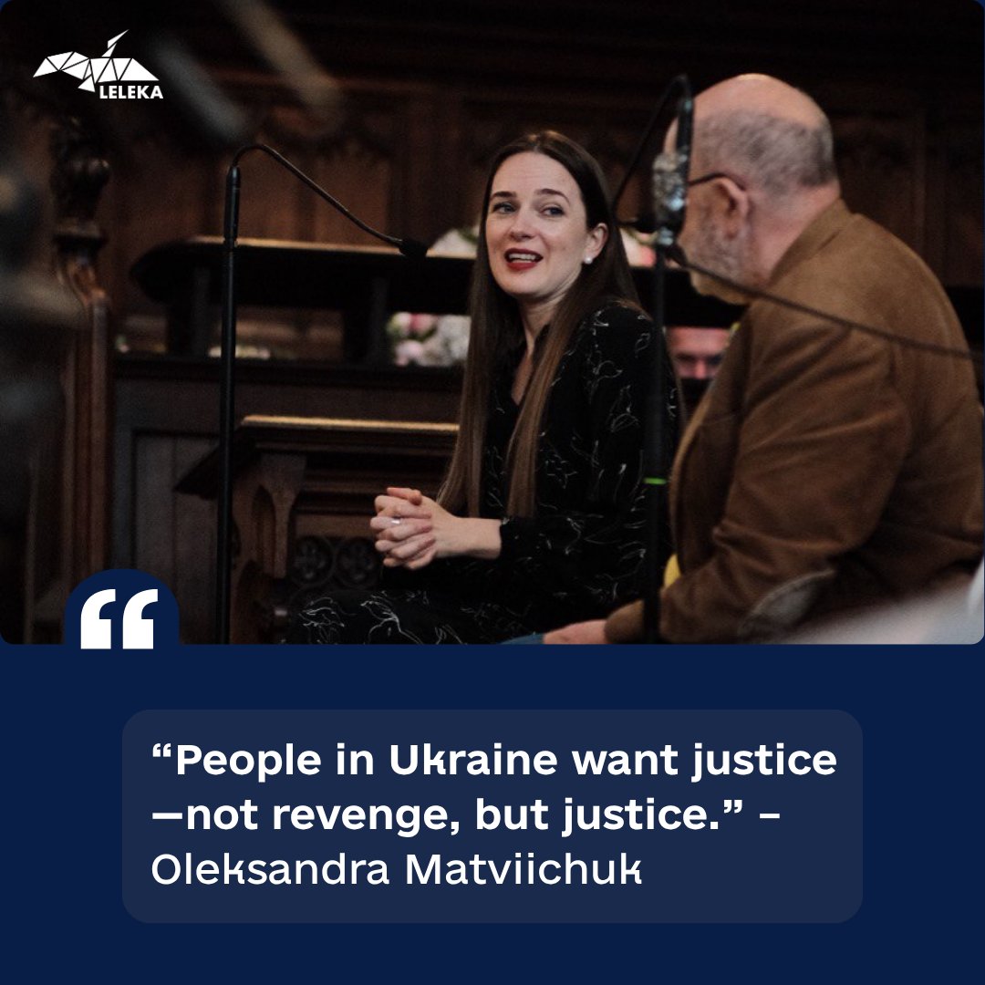 Leleka_FDN's tweet image. On June 10, @Leleka_FDN & co-organiser Thomas Brayford hosted a powerful event in London with @avalaina, Oleksandra Matviichuk & John Sweeney discussing accountability for Russia's war crimes in Ukraine.
All proceeds supported frontline medics in Ukraine.
#StandWithUkraine