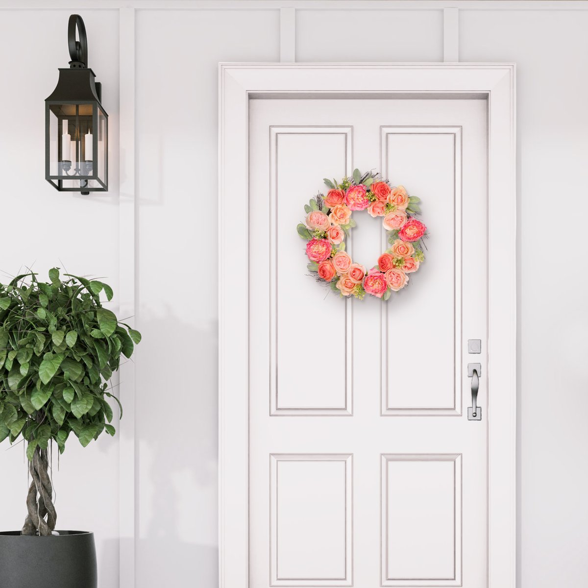 PuleoIntl's tweet photo. Puleo International 24 in. Artificial Peony, Rose Floral Spring Wreath with Green Leaves
.
🤟How to Buy?
👉🏻 Shop : https://t.co/jyRprJSTth
👉🏻 Assured Quality! ✔
.
#Wreath #Artificialwreath #Floralwreath #springwreath #doorwreath #puleointernational https://t.co/5Ker5XQDBF