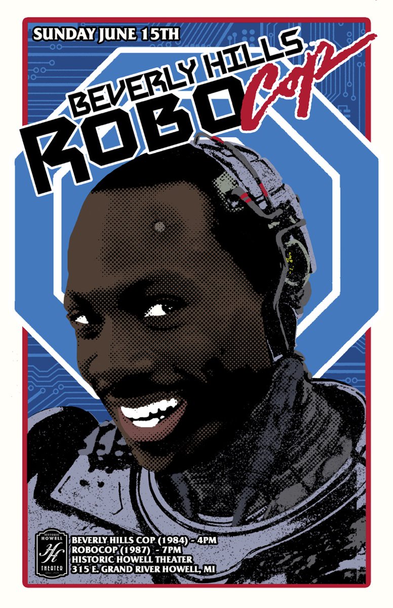 'Beverly Hills RoboCop' Sunday June 15th! 
historichowelltheater.com