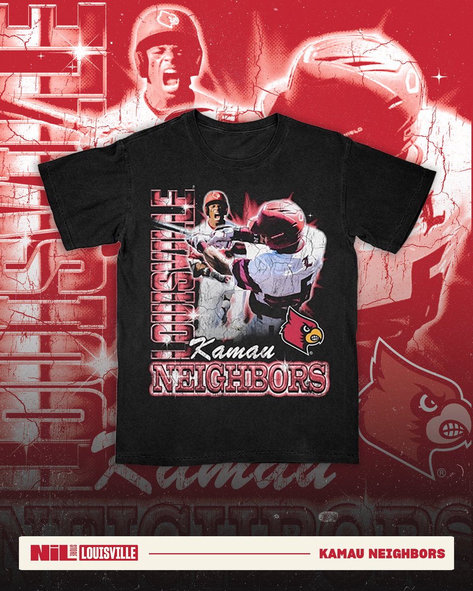 🚨KAMAU NEIGHBORS EXCLUSIVE DROP🚨 

One of the newest, hottest releases on the Louisville NIL Store comes from one of Baseball’s biggest stars and a Card Nation fan favorite! Support Kamau by shopping his storefront today! ⚾️💪🔥 #NIL #GoCards #L1C4 

nil.store/louisville/lou…