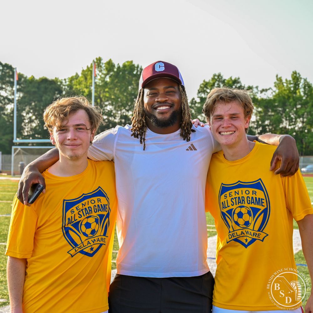 BSD was proudly represented in the All-Star Senior Soccer Game by Joshua Elzey (Concord) and Noah Kirchner (Brandywine)! Shout-out to Concord’s Paul Bogle—Small School Assistant Coach of the Year! #Proud2bBSD #StrongSchoolsStrongCommunity