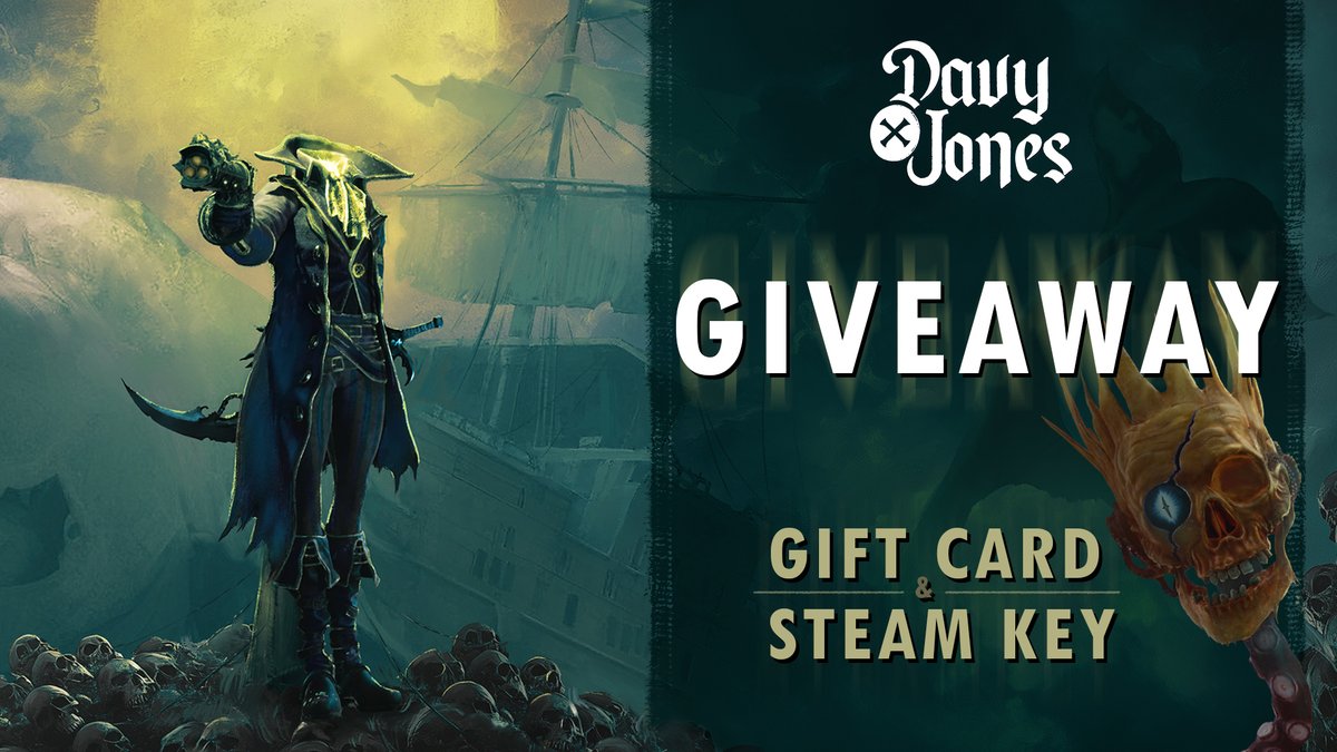 🏴‍☠️#GIVEAWAY TIME!🎁Win a $50 Steam Gift Card + copy of DAVY x JONES at launch!
To celebrate #SteamNextFest, we’re giving away:
🎉 3x $50 Steam Vouchers
🎮 + 3 Game Keys at Launch
How to enter?
❤️ Like
🔁 Repost
✅ Follow
Winners drawn June 16!
🧭 Wishlist:
store.steampowered.com/app/2611170/DA…