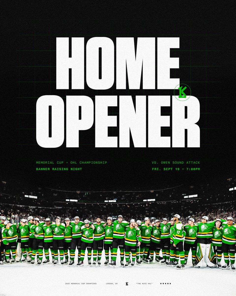 LondonKnights's tweet photo. September 19th. Time to run it back. https://t.co/k5nFa26xFG