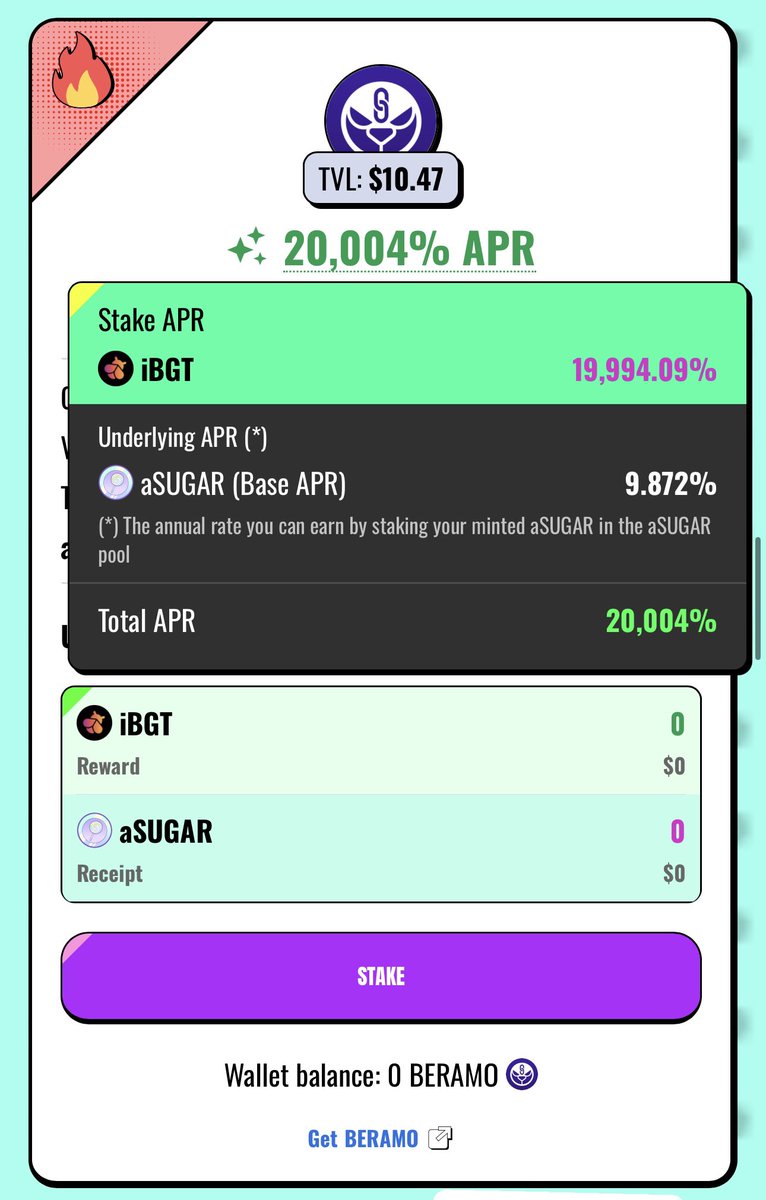 Beraji ๐ปโ๏ธ๐ (@berajibears) on Twitter photo ๐จ HOT POOLS ALERT โ <a href="/jiko_stats/">Jiko Bot</a> got the ๐ฅ intel
$NECT @ 210K% APR? Thatโs nuclear. Boosts <a href="/beraborrow/">Beraborrow (๐ปโ๏ธ๐ฏ)</a> card ATK
$MEAD โ 21.5K% APR โ Power-up <a href="/rootsfi/">roots ๐ท</a> card ATK
$iBERA โ 21.1K% APR โ Fuel <a href="/berabaddies/">Baddies on Berachain ๐ผโ๏ธโ</a> card ATK
$BERAMO โ 20.0K% APR โ Amp <a href="/Beramonium/">Beramonium Chronicles(๐ป,๐ง๐ปโโ๏ธ)</a> card ATK
Stake. Play. ๐จ HOT POOLS ALERT โ <a href="/jiko_stats/">Jiko Bot</a> got the ๐ฅ intel
$NECT @ 210K% APR? Thatโs nuclear. Boosts <a href="/beraborrow/">Beraborrow (๐ปโ๏ธ๐ฏ)</a> card ATK
$MEAD โ 21.5K% APR โ Power-up <a href="/rootsfi/">roots ๐ท</a> card ATK
$iBERA โ 21.1K% APR โ Fuel <a href="/berabaddies/">Baddies on Berachain ๐ผโ๏ธโ</a> card ATK
$BERAMO โ 20.0K% APR โ Amp <a href="/Beramonium/">Beramonium Chronicles(๐ป,๐ง๐ปโโ๏ธ)</a> card ATK
Stake. Play.