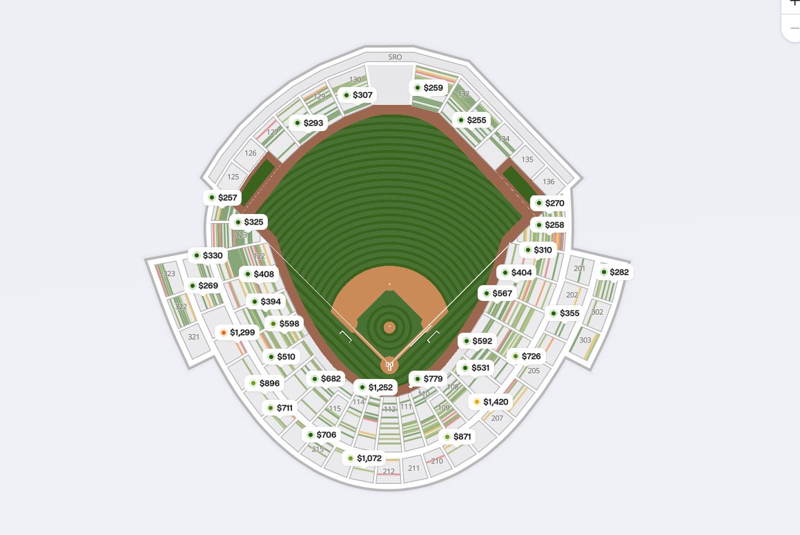 Sean_Callahan's tweet photo. Arkansas vs. LSU CWS ticket prices for Saturday night via SeatGeek. The cheapest get-in price is $243. It just means more 😲 https://t.co/hryr8DoYVf