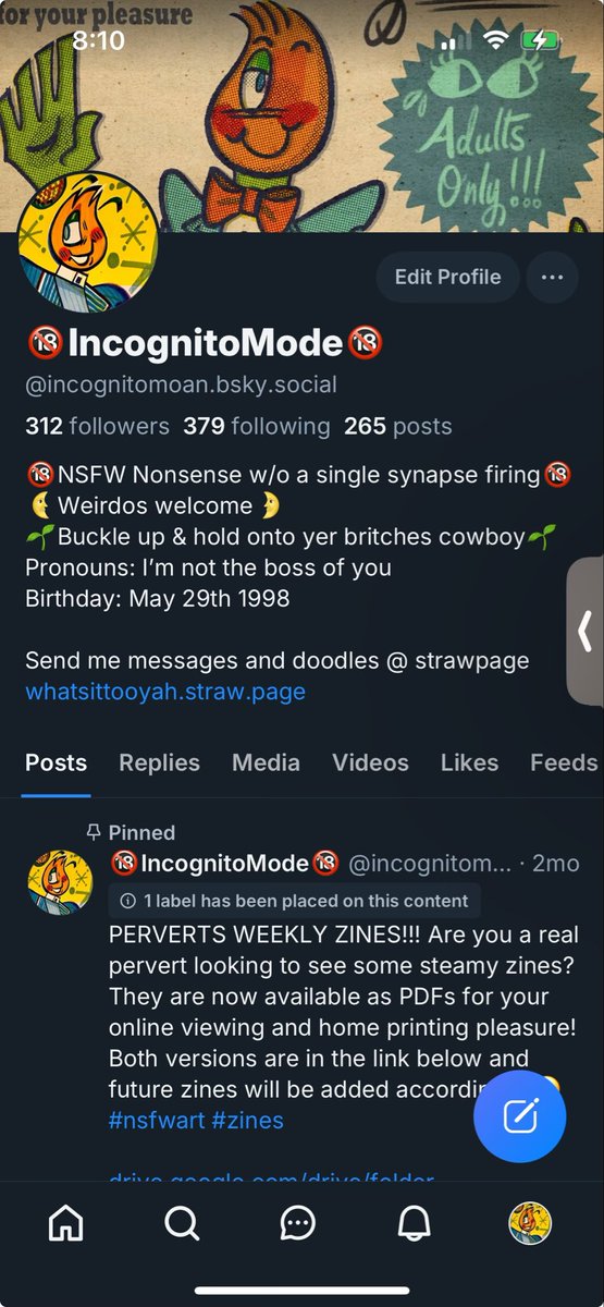 Reminder that I’m active on bsky and that I mostly come to twitter to delete spam messages from my requests 💀