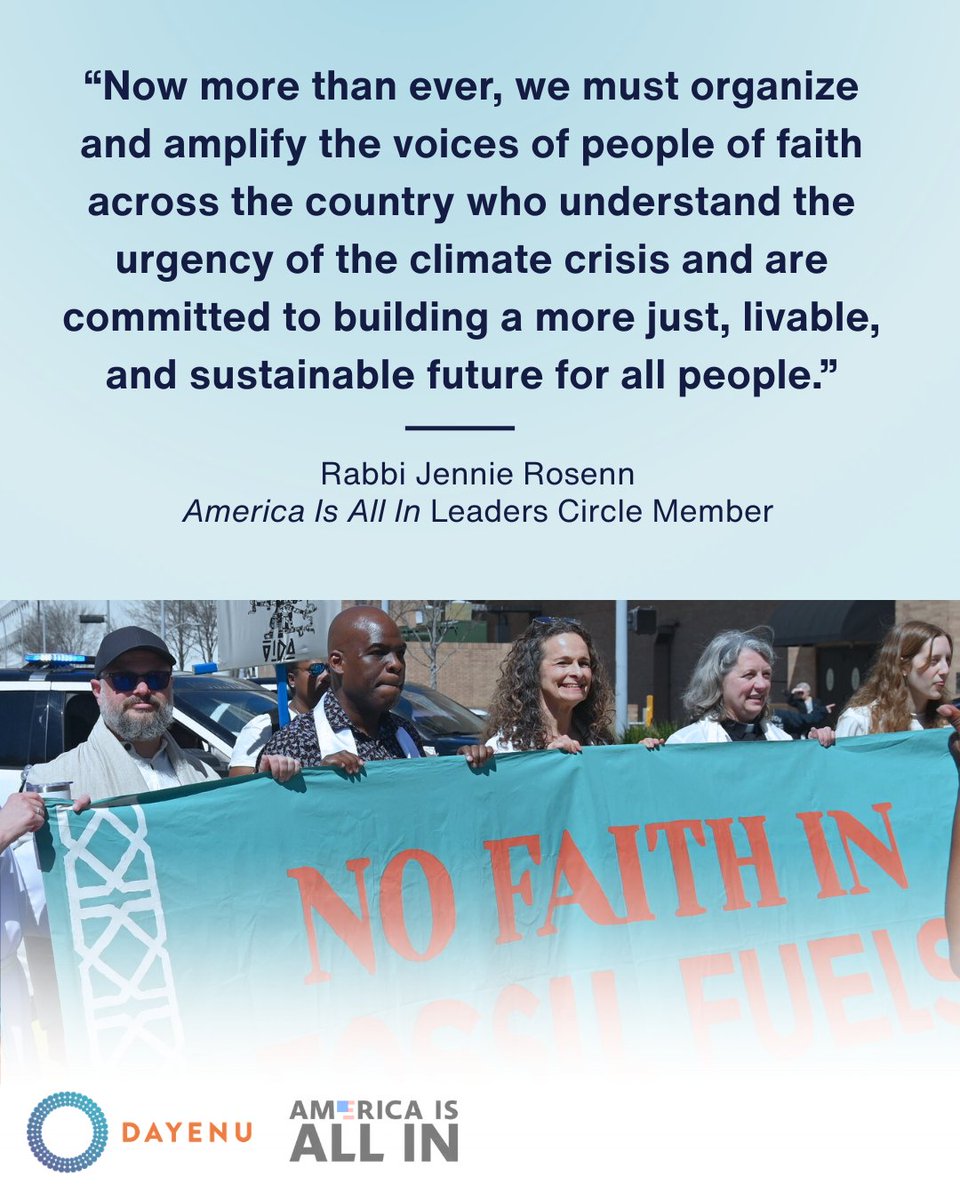 I am honored to join the @Americaisallin Climate Leaders Circle, alongside so many inspiring leaders across all sectors of society.  

Community climate champions have and will continue to pave the way for a just, clean energy future!