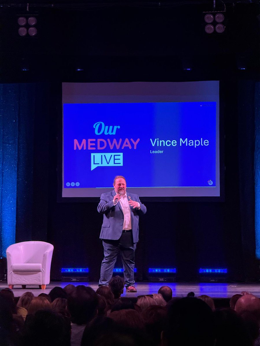 Thanks to all the hard working officers who came along to Our Medway Live - pleased to share update along with Richard Hicks and take your questions.

I quoted Brian Wilson today, as Council Leader God Only Knows where I’d be without you delivering every day.

#ProudToBeMedway