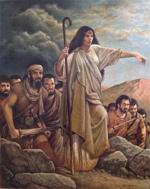 some seem to have an issue with a Christian woman pointing out that women are also strong, assertive, and lead men in the Bible. So just to add icing to the cake…

women in scripture: