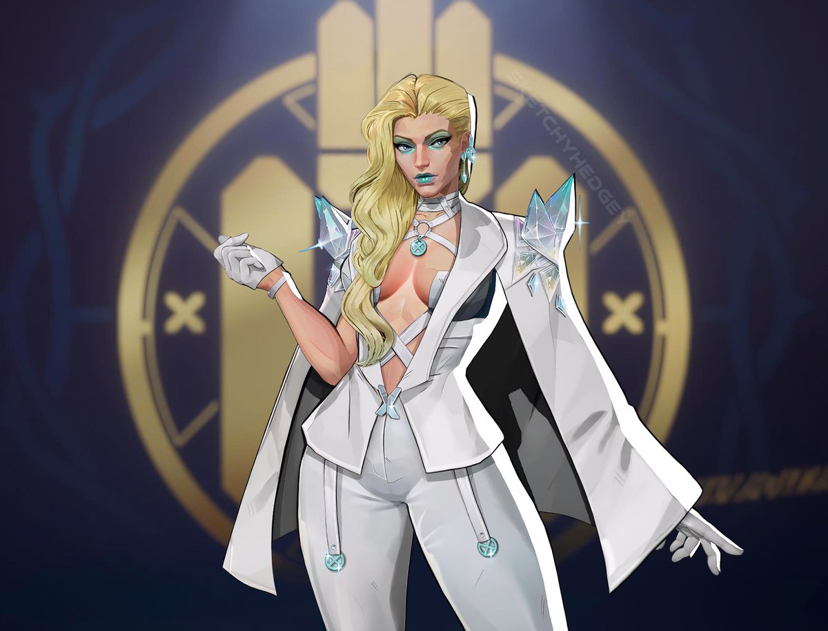 Xisman04's tweet image. Eu particulamente gosto do Rivals nunca fazer uma adaptação 1x1 das roupas.. mas ver essas artes do @Sketchy_Hedgey dos looks de gala Emma me encheu demais os olhos 🥹🥹🥹 ainda mais que a roupa main dela no jogo foi totalmente CAGADA... agora eu quero todas!!!