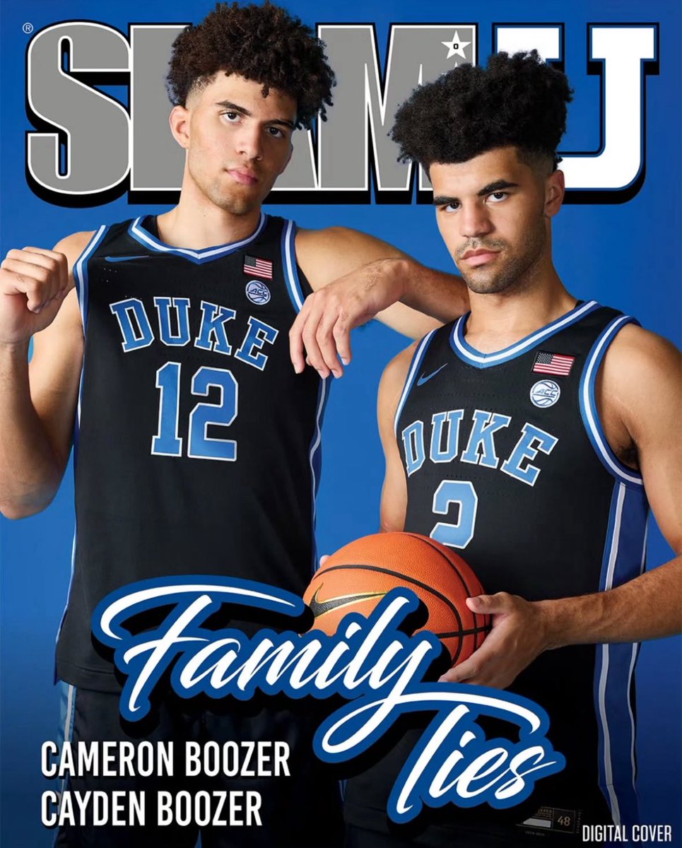 TheDukeNation's tweet image. Cameron and Cayden Boozer on the cover of @SLAMonline
🔥🔥🔥🔥🔥🔥