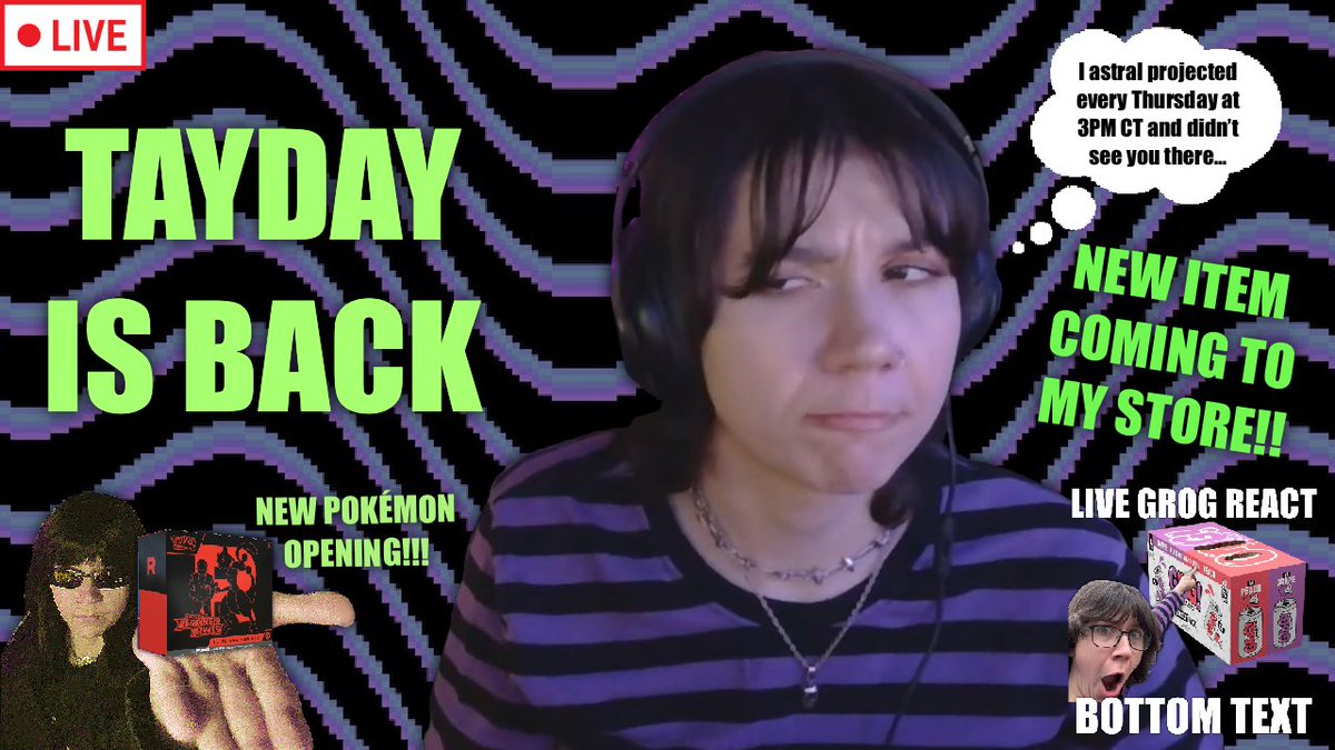 BTTNEYECROCHET's tweet image. Today is TAYDAY once again!!
I’m going LIVE at 3PM CT :)
NEW ITEM ANNOUNCEMENT ON MY STORE TODAY!!
Kick: kick.com/tayl3igh
Twitch: twitch.tv/tvyl3igh
YouTube: youtube.com/live/kp6p8AKio…
#tayday #taytriots