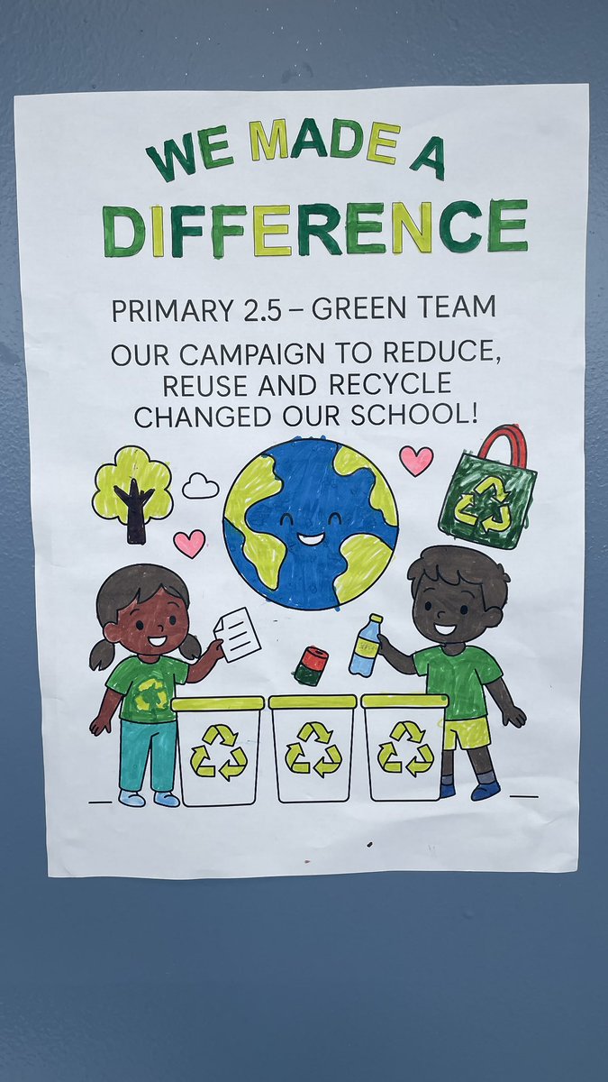 Mearns Primary & Nursery (@mearns_primary) on Twitter photo P2.5 families are invited tomorrow for our Mearns Masters Showcase!
Our amazing pupils led a "Reduce, Reuse, Recycle" campaign and helped stop 5,130 plastic bags from going to landfill!
Come celebrate their impact!
#EcoWarriors #MearnsMasters P2.5 families are invited tomorrow for our Mearns Masters Showcase!
Our amazing pupils led a "Reduce, Reuse, Recycle" campaign and helped stop 5,130 plastic bags from going to landfill!
Come celebrate their impact!
#EcoWarriors #MearnsMasters