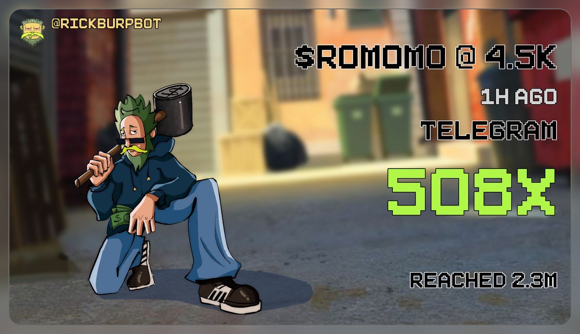 Max_Crypto3's tweet photo. UPDATE /SOL - $ROMOMO
πCA : sSyU8NyoXv6a9ojhD2vPJDjVeyGtaGAN23xBDArpump
π³HIT 4.5K π 2.3M π
π WIN : 508X β
Link to join private channel : https://t.co/VVcyg6pjEL
DM ADMIN : https://t.co/B9cKtxiMo8
#memecoin #btc #ROMOMO
#SOL #Phanes #Rick #CryptoNews #Solana