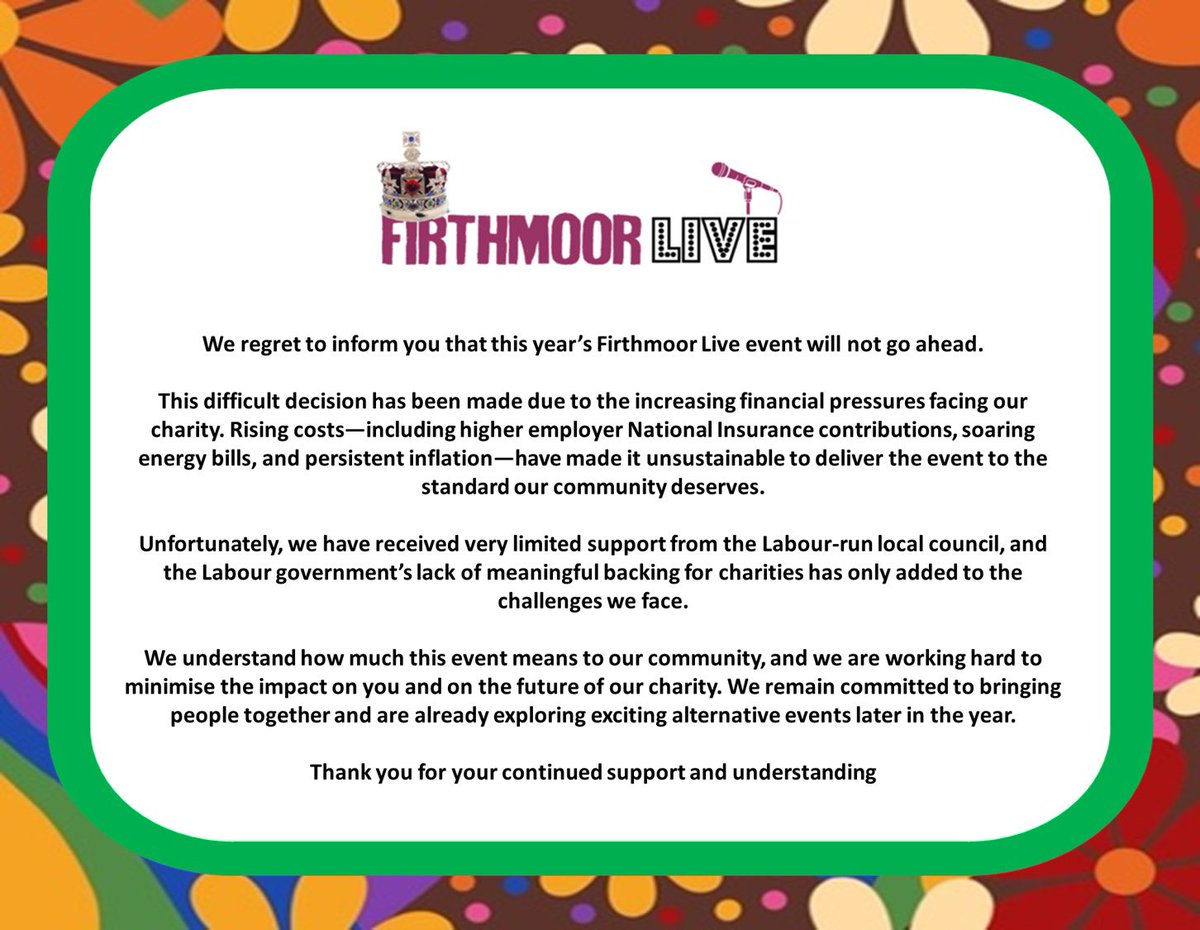 #FirthmoorLIVE