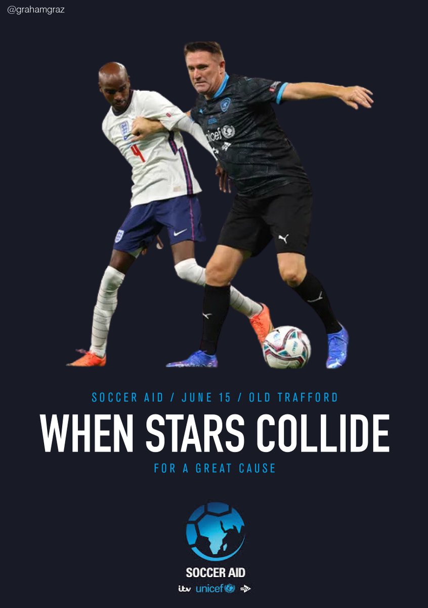 Create posters to promote #SoccerAid socceraid.org.uk <a href="/OneMinuteBriefs/">One Minute Briefs ⏱️</a>