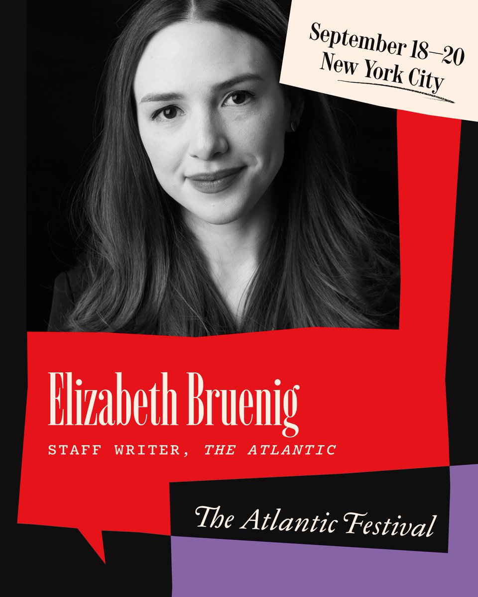 ebruenig's tweet image. Join me this September at The Atlantic Festival! Learn more and get passes at theatlanticfestival.com. #TheAtlanticFestival