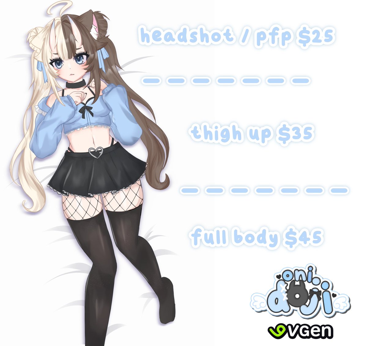🩵 vtuber illustration comms ♡ ₊˚⊹

now open on VGen! ദ്ദി(˵ •̀ ᴗ - ˵ )