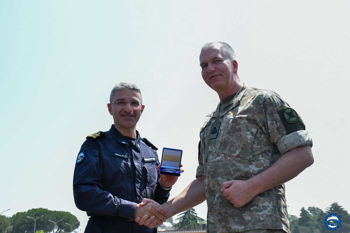 Operation EUNAVFOR MED IRINI (@eunavfor_med) on Twitter photo June 12th, RAdm RINALDI, OPCDR <a href="/EUNAVFOR_MED/">Operation EUNAVFOR MED IRINI</a> and CoS Commodore POLLATOS welcomed delegation from Baltic Defence College to Op. OHQ in Rome.
During visit, delegation received a detailed briefing on Operation’s objectives and accomplishments
<a href="/eu_eeas/">European External Action Service - EEAS 🇪🇺</a> <a href="/ItalianNavy/">Marina Militare</a> June 12th, RAdm RINALDI, OPCDR <a href="/EUNAVFOR_MED/">Operation EUNAVFOR MED IRINI</a> and CoS Commodore POLLATOS welcomed delegation from Baltic Defence College to Op. OHQ in Rome.
During visit, delegation received a detailed briefing on Operation’s objectives and accomplishments
<a href="/eu_eeas/">European External Action Service - EEAS 🇪🇺</a> <a href="/ItalianNavy/">Marina Militare</a>