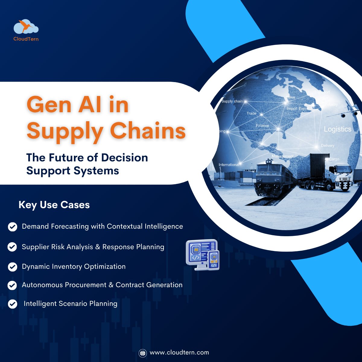 Rethinking Decision Support Systems: Gen AI transforms supply chain DSS from reactive dashboards to intelligent collaborators—delivering prescriptive insights, scenario simulations, and disruption predictions for faster, smarter decisions.

More insights: shorturl.at/lJE5u