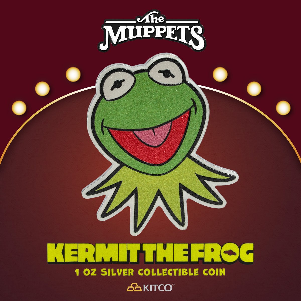 It is easy being green when you're Kermit the Frog!
Celebrate your love for The Muppets with this officially licensed 1 oz Silver Collectible Coin.

A little fun, a little silver, and a whole lotta Kermit. 💚

🐸 online.kitco.com/buy/322302 🐸

#KermitTheFrog #TheMuppets #SilverCoin