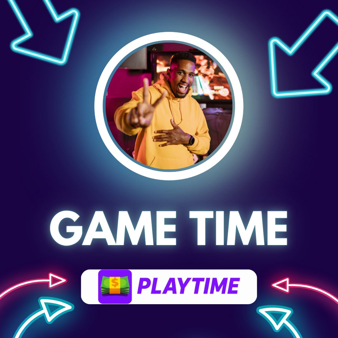 Playtime_works's tweet photo. 🎮 GAME TIME is on!
Level up your fun and earn rewards with Playtime 💸
Play. Have fun. Get paid. 🔥

👉 Download now and let the games begin!
https://t.co/yg0PE2FvSS
#Playtime #GameTime #EarnWhilePlaying #LetTheGamesBegin https://t.co/4q71poDQk1