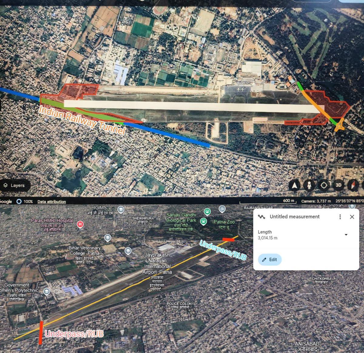 IndexBihar's tweet image. Airport authority should expand the runway of Patna airport at any cost! Or are you waiting for an accident?

Whenever we land in Patna, I feel severe jerks while the plane lands.

#𝐄𝐱𝐩𝐚𝐧𝐝𝐏𝐚𝐭𝐧𝐚𝐀𝐢𝐫𝐩𝐨𝐫𝐭𝐑𝐮𝐧𝐰𝐚𝐲 #planecrash #AirIndia