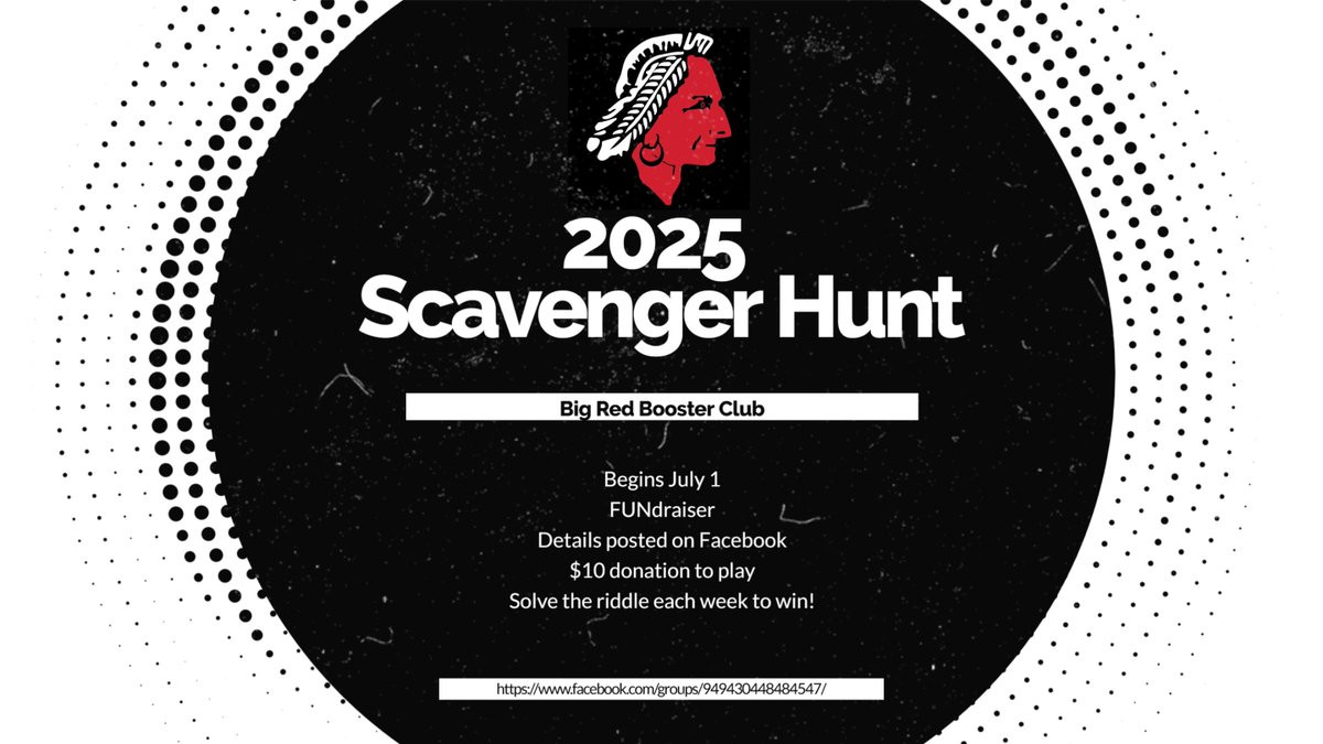 Coming soon - Summer FUNdraiser sponsored by the Big Red Booster Club!