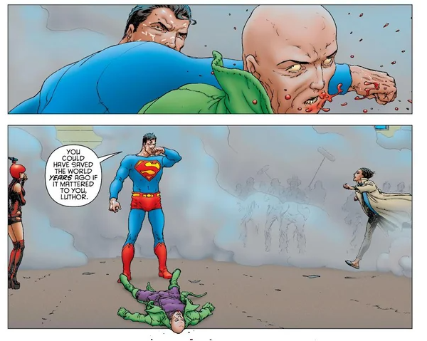 RealTruggler's tweet image. "I've read a lot of Superman comics" my ass