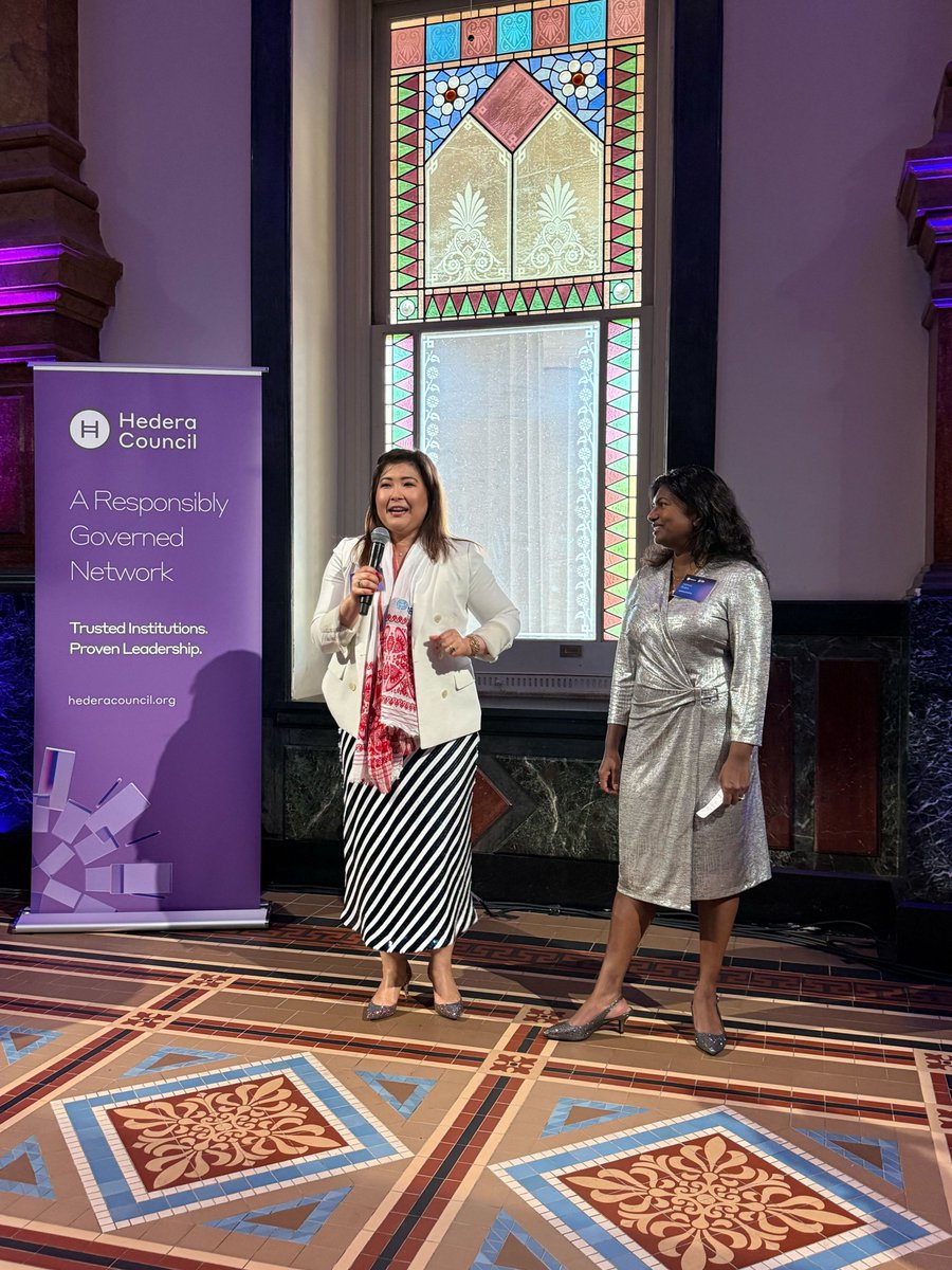 Hedera (@hedera) on Twitter photo A beautiful night at the Smithsonian National Portrait Gallery 🏛️✨
Hedera & <a href="/GBBCouncil/">Global Blockchain Business Council (GBBC)</a> gathered leaders across policy, tech & enterprise to advance U.S. digital asset policy.
Today at #BlockchainCentral DC:
<a href="/PaulRapino/">Paul Rapino</a> on supply chains & standards
Learn more ➡️ A beautiful night at the Smithsonian National Portrait Gallery 🏛️✨
Hedera & <a href="/GBBCouncil/">Global Blockchain Business Council (GBBC)</a> gathered leaders across policy, tech & enterprise to advance U.S. digital asset policy.
Today at #BlockchainCentral DC:
<a href="/PaulRapino/">Paul Rapino</a> on supply chains & standards
Learn more ➡️