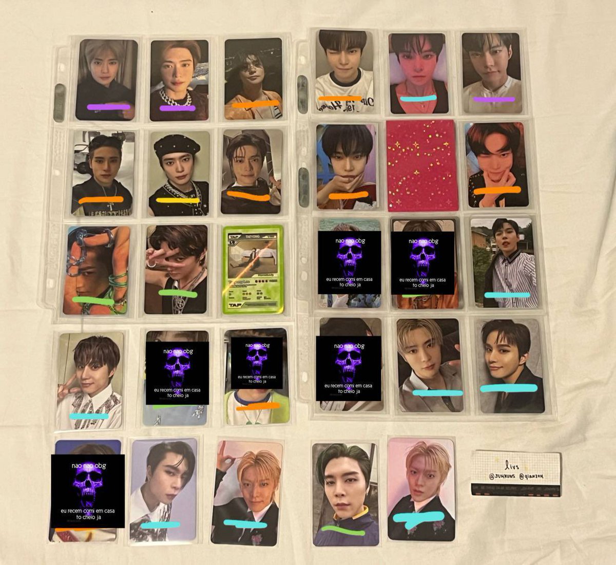 suhkuns's tweet photo. [VENDO] nct 127, nct wish photocards

🩵 r$20
💚 r$25
🧡 r$30
💜 r$40 
💛 r$50

🏷️ jaehyun doyoung taeyong jungwoo ryu sakuya yuta johnny https://t.co/Jj5oo8jzBK