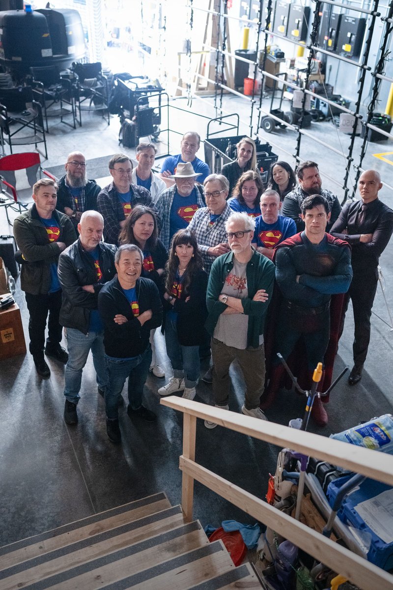 thedanjurgens's tweet image. Great time on the Superman Movie set for a visit inside the wondrous Fortress of Solitude! Amazing to see @davidcorenswet and @NicholasHoult bring the incredible characters of #Superman and Lex Luthor to life. Thanks to @JamesGunn for making it happen! @DCOfficial