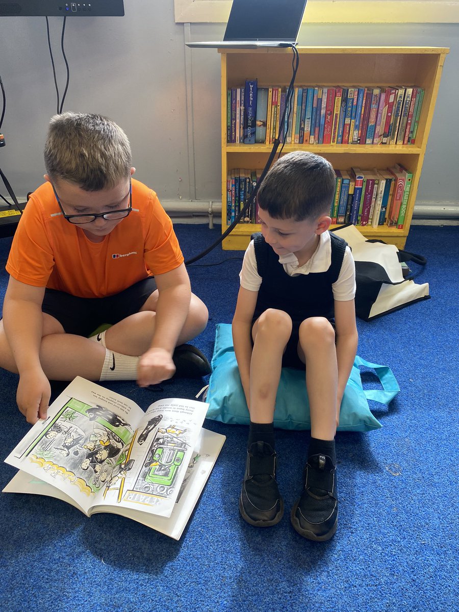 Thank you <a href="/MrsKirklandTPS/">Mrs Kirkland</a> and Primary 1/2 for a lovely morning. We loved sharing stories with you all 📖 💛 <a href="/ThornliePS/">Thornlie</a>