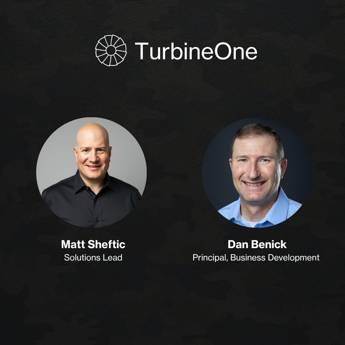 TurbineOne (@turbineonetech) on Twitter photo We’re excited to announce two new full time hires at <a href="/TurbineOneTech/">TurbineOne</a>! Matt Sheftic will be joining us as Solutions Lead, and Dan Benick, as Principal, Business Development.
Matt and Dan both began their journeys with TurbineOne through incredible fellowship programs. Matt was a We’re excited to announce two new full time hires at <a href="/TurbineOneTech/">TurbineOne</a>! Matt Sheftic will be joining us as Solutions Lead, and Dan Benick, as Principal, Business Development.
Matt and Dan both began their journeys with TurbineOne through incredible fellowship programs. Matt was a