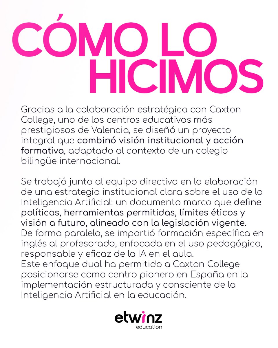 🚀 Caxton College da un paso firme hacia una educación inteligente… y lo hicimos posible juntos.

¡Ya puedes leer el nuevo caso de éxito completo en nuestra web!

📖 Léelo aquí: etwinz.com/2025/06/09/cax…