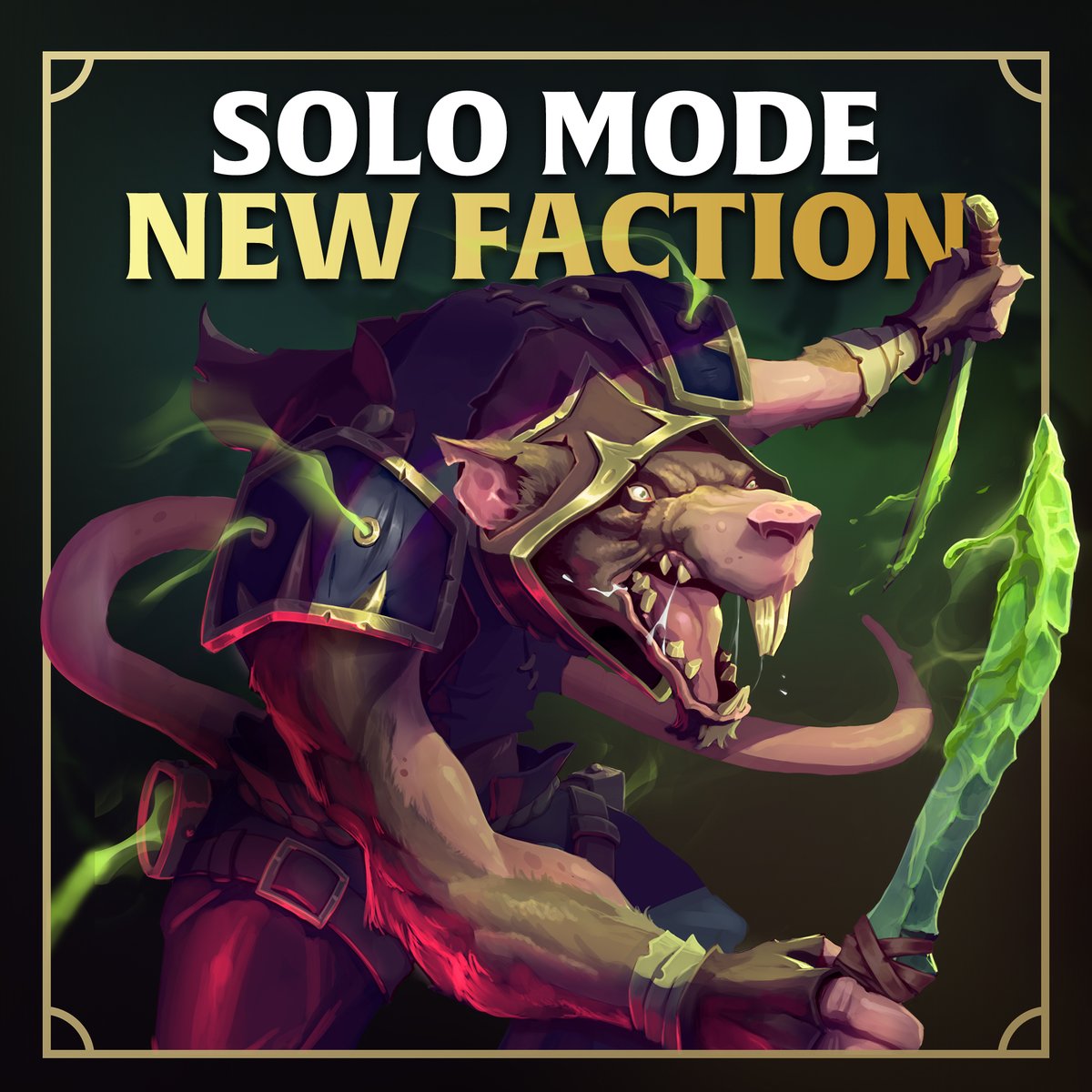 🐀The Ratmen + Solo Mode rulebook!🐀

Illustrated by <a href="/js_linares/">J.S.Linares🐙</a>, these vile vermin will give you a tough time when playing solo!

➡️Last days on Gamefound:
gamefound.com/en/projects/re…