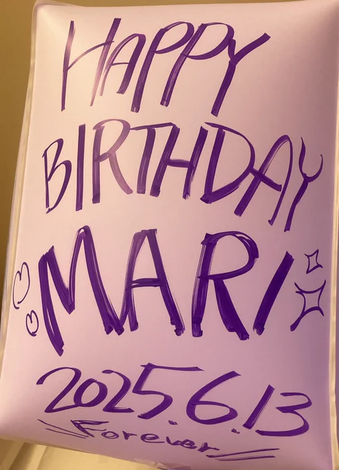 怒涛のスカイランタン45分仕上げ #小原鞠莉誕生祭2025 #マリーズバースデー2025