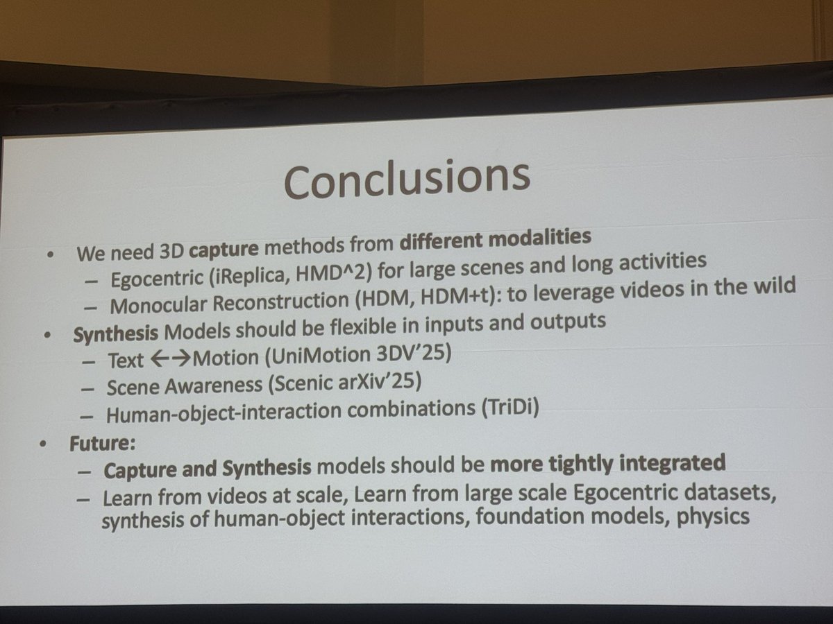 ky_lin0305's tweet image. 3D humans in 3D Scene, from capture to synthesis. Very inspiring talk by Prof.Gerard @GerardPonsMoll1 at POETs
workshop @CVPR
