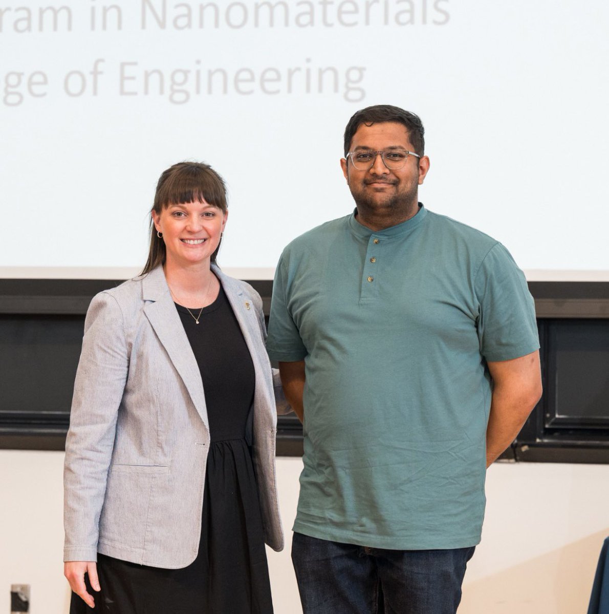 Drexel Nanomaterials Institute (DNI) (@drexelnano) on Twitter photo On 2025 Drexel Emerging Graduate Scholars Conference:
🏆 Kateryna Shevchuk took the First Place Award for the 3-Minute Thesis Competition and outstanding dissertation award!
🎖️ Yash Athreya was honored with a Poster Presentation Honorable Mention!
<a href="/DrexelUniv/">Drexel University</a> On 2025 Drexel Emerging Graduate Scholars Conference:
🏆 Kateryna Shevchuk took the First Place Award for the 3-Minute Thesis Competition and outstanding dissertation award!
🎖️ Yash Athreya was honored with a Poster Presentation Honorable Mention!
<a href="/DrexelUniv/">Drexel University</a>
