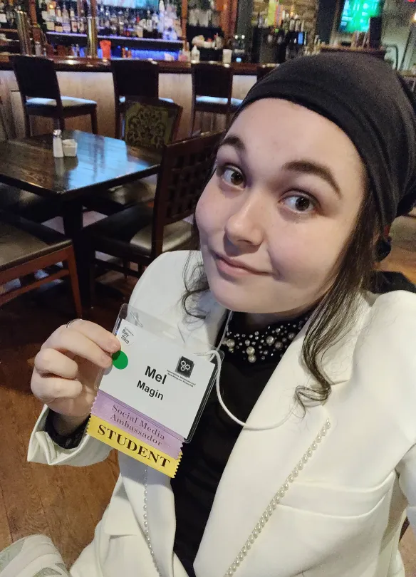 OMA (@ohiomuseums) on Twitter photo We’re continuing our #OMA2025 Conference Blog Series with Social Media Ambassador, Mel Magin! Read about Mel's OMA conference experience: buff.ly/YjezhXY. Mel is a 4th-year undergrad History & Political Science Major at <a href="/OhioState/">Ohio State</a>. Thanks for your insight, Mel! We’re continuing our #OMA2025 Conference Blog Series with Social Media Ambassador, Mel Magin! Read about Mel's OMA conference experience: buff.ly/YjezhXY. Mel is a 4th-year undergrad History & Political Science Major at <a href="/OhioState/">Ohio State</a>. Thanks for your insight, Mel!