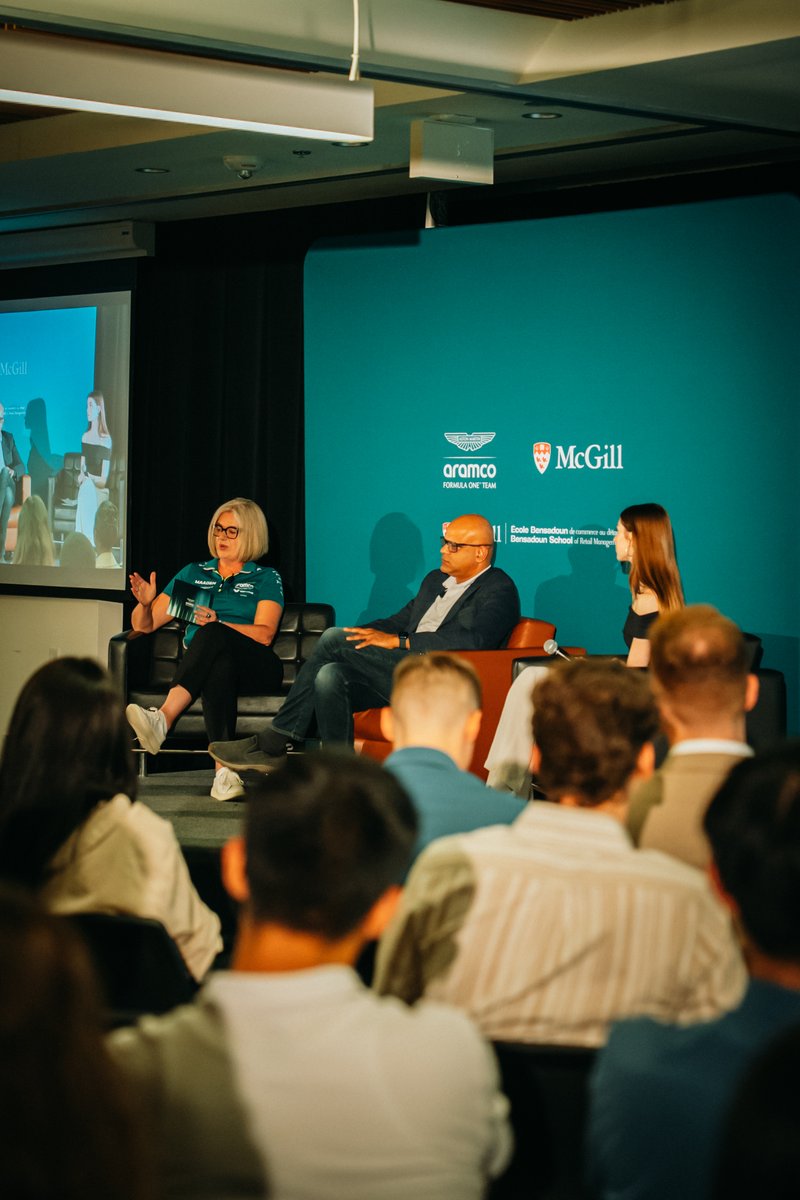 Kicking off our week in Canada by returning to <a href="/DesautelsMcGill/">McGill Desautels</a>.

Continuing to #MakeAMark in the locations we travel to with <a href="/Cognizant/">Cognizant</a>, students presented creative ideas that leveraged Gen AI to the team and sat in on a series of talks on the intersection of business and F1.