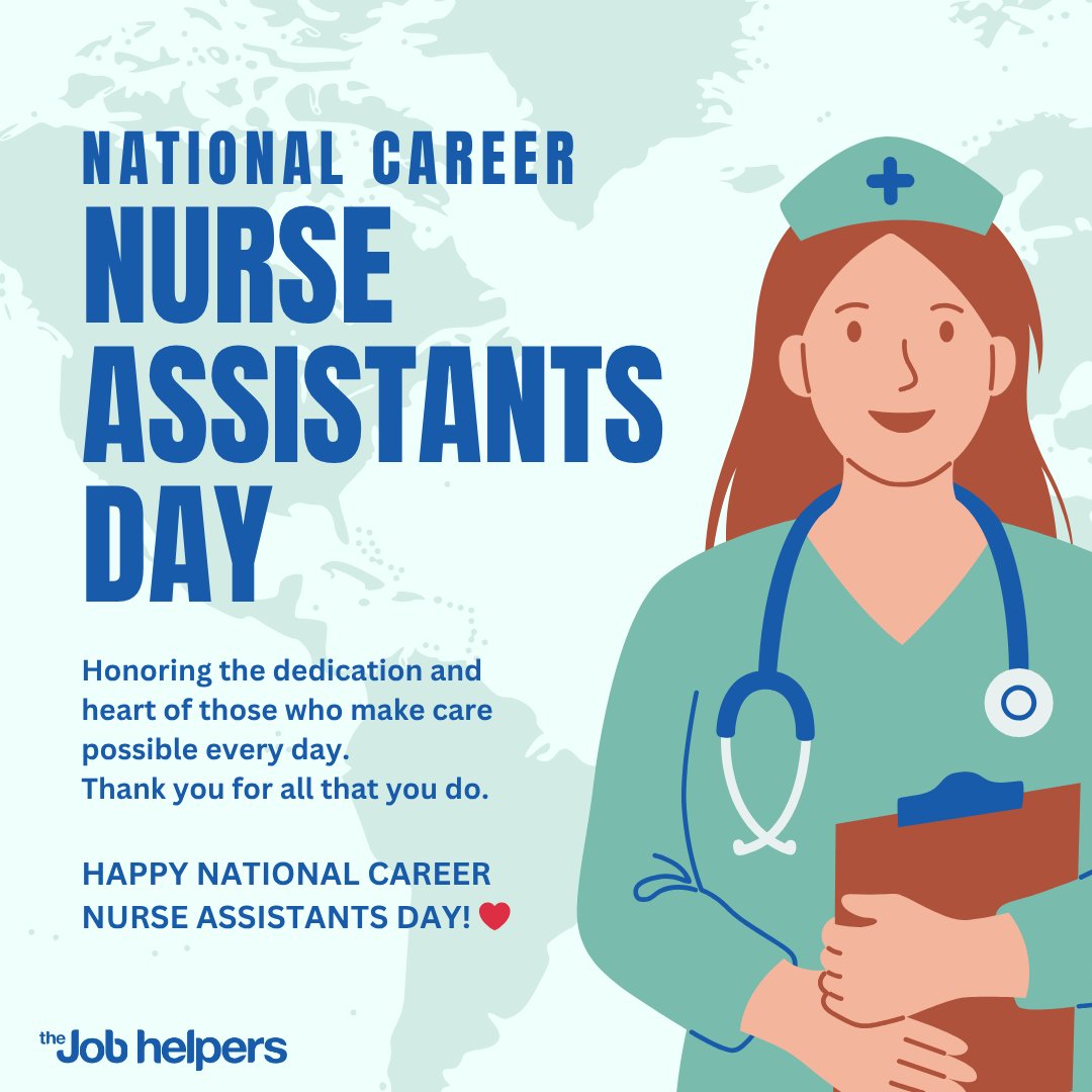Shoutout to all the nurse assistants out there making a real difference. You bring the heart, the hustle, and the kind of care that keeps things moving. 👏🔥

Happy National Career Nurse Assistants Day!❤️

#thejobhelpersfamily #thejobhelpers